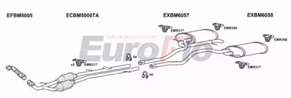 Система выпуска ОГ EuroFlo BMX529D 3001